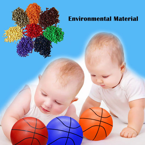 ABAJI Mini Basketballs Pink 2 Pack 5" Set with Pump Needle Durable Material for Mini Hoop 3+ Years Toddlers Kids Teenagers for Pool Indoors Outdoo...