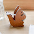 Clear Tape Dispenser - Wooden Squirrel Cute Design for Office & School Desktop - 1/2" x 250 in Tape Included...