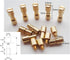 NC HAISDA Brass Corby Bolts Fasteners EDC KnifeMakers Pivot Pin Rivets DIY Knife Handle Studs Screws Pack of 10 6 8mm...