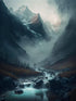 MOER SKY Mountain Landscape 5D Diamond Painting Kits, Diamond Painting Full Round Diamond Crystal Art Kits for Adult and Kids for Wall Decor and G...