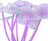 VOCOSTE Soft Silicone Glowing Aquarium Mushroom Coral, Fluorescence Aquatic Artificial Coral for Fish Tank Decoration, Purple...