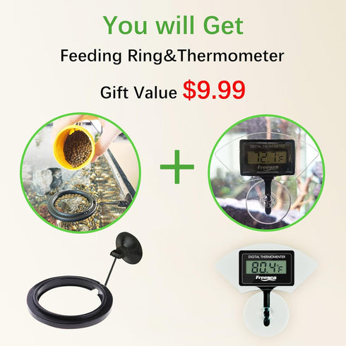 FREESEA Automatic Fish Feeder for Aquarium: Vacation Food Dispenser with Timer for Betta Tank...