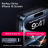 X-it 2-Pack Privacy Screen Protector for iPhone 15(6.1"), 9H+ Tempered Glass, Auto-Dust Removal, Military Grade Protection, Bubble-Free, Full Cove...