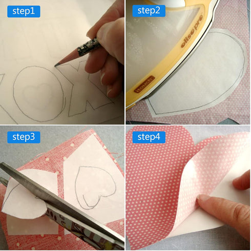 PLANTIONAL Medium Weight Fusible Bonding Web:11.8 inch x 10 Yards Fusible Webbing for Fabric Applique DIY Crafts Supplies...
