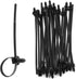 100PCS Fir Tree Nylon Push Mount Cable Zip Ties, Heavy Duty Wire Ties, 2 in 1 Self Locking UV Resistant Assortment for Indoor Wire Tying (8.3"x0.2...