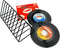 45rpm Vinyl Record Storage Rack - Premium 7inch Holder Stand Metal Wire Display Holds up to 50 Album Lp's - Simple and Contemporary Shelf Concept ...