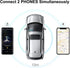 Bluetooth Car Speaker for Cell Phone HandsFree Bluetooth 5.0 Car Kits 3W Loud Speakerphone for GPS Music,Wireless in Car Handsfree Speaker with Vi...