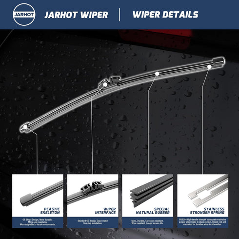 Rear Windshield Wiper Arm Blade Set Replacement for Ford Explorer 2011-2023 OEM Quality Back Windshield Wiper Blade,OE:BB5Z17526C...
