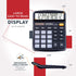 Desktop Calculator (2 Pack) 12 Digit with Large LCD Display and Sensitive Button, Solar and Battery Dual Power, Standard Function for Office, Home...