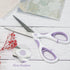 Multipurpose Stainless Steel Scissors 6.7" Purple Sharp Shears Comfort-Grip Scissors for Fabric Craft Office Supplies (Purple)...