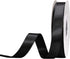 YAMA Black Double Face Satin Ribbon 5/8" 25 Yards Black Ribbon for Gift Package Wrapping,Floral Design,Hair Bow Clip Making,Crafting,Sewing,Weddin...