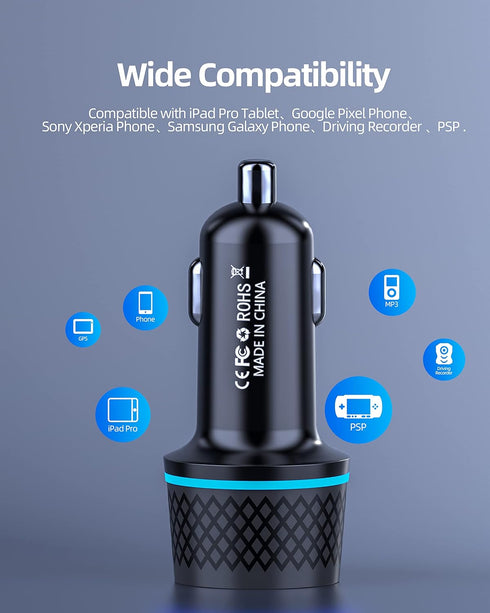 48W 30W Car Charger Fit for Google Pixel 8 8 pro 7 7a 7 Pro, Pixel 6 6a 6 Pro, Pixel Fold, Tablet, Pixel 5 5a 4a 4 3a 3 2,XL 2XL 3XL 4XL Phone USB...