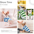 2 Pieces Stripe Dog Shirts Breathable Polo T-Shirts for Small Dogs Cats Girl Boy Puppy Sweatshirt for Chiuahaha Poodle Teacup Shihtzu Yorkie Small...