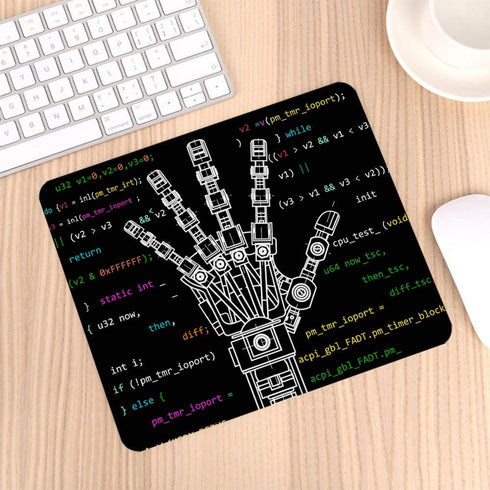 Gaming Mouse Pad The Drawing Model of Robot Arm Robotics Ideas Artificial Intelligence Bionic Prostheses Science Non-Slip Rubber Mouse Pad for Com...