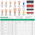 Twidec/110PCS Battery Cable Ends AWG 2 4 6 8 10 12 14 16 Gauge Copper Cable Wire Lugs,Ring Terminals Connectors,Copper Ring Terminals with Heat Sh...
