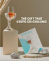 VoChill Stemmed Wine Glass Chiller | Made in USA | Radically cool wine tool – keeps wine perfectly chilled in your glass | Refreezable Chill Cradl...
