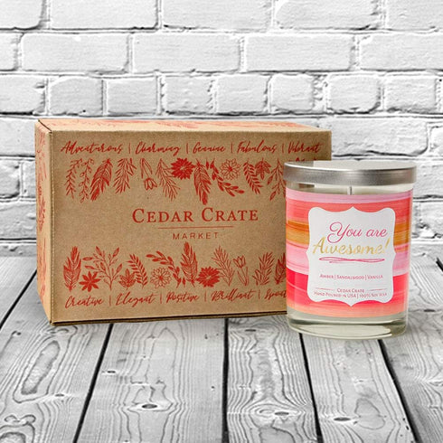 You are Awesome! Best Friend Candle, Friendship Gifts for Women, Birthday Gifts for Friends Female, Christmas Candle, Mother’s Day, Long Distance ...
