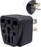 US Travel Plug Adapter EU/UK/AU/in/CN/JP/Asia/Italy/Brazil to USA (Type B), 3 Prong Grounded USA Wall Plug, International Mini Travel Adapter and ...