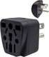 US Travel Plug Adapter EU/UK/AU/in/CN/JP/Asia/Italy/Brazil to USA (Type B), 3 Prong Grounded USA Wall Plug, International Mini Travel Adapter and ...