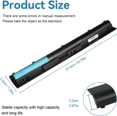 TREE.NB Spare 800049-001 KI04 Battery for HP Pavilion Battery Replacement 14-ab 15-ab 15-an 17-g 14-ab166us 15t-ab100 17t-g100 17t-s100 800009-421...