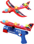 1 Pack Airplane Launcher Toys LED Foam Glider Flight Plane Toy 1 Launcher for 5 6 7 8 Year Old Boy Girls Birthday Gift(1+1,49ft Range)...