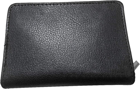 Credit Card Holder Wallet RFID Blocking Leather Wallet for Men and Women with Zipper, Huge Storage Capacity...
