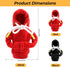 2 Pcs Upgraded Universal Gear Shift Hoodie for Gearshift, Automotive Interior Accessories (Red and Black), Car Shift Knob Hoodie, Funny Car Gear S...