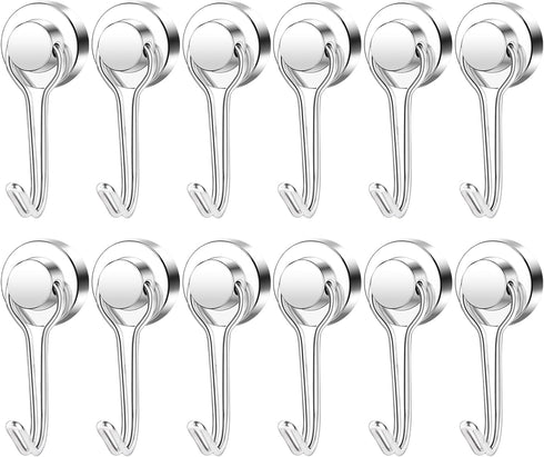 LOVIMAG Cruise Magnets, 40LBS Magnetic Hooks for Cruise Cabins, Swivel Magnet Hooks for Refrigerator, Fridge Magnets with Hooks for Kitchen Access...