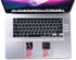 XSKN Russian Language Silicone Keyboard Cover Skin for 2019 2020 MacBook Pro 16.2 13.3 inch with Touch Bar and Touch IDA2141 A2251 A2289 A2338 M1 ...