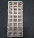3 Packs Plastic Test Tube Rack, 24 Holes Lab Test Tube Rack Holder for 25mm Test Tubes, White, Detachable (24 Holes)...