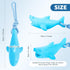 Dog Floating Toy, Dog Chew Toy for Aggressive Chewers, Pool Toy with Rope for Interactive Fetch & Play, Dog Beach Toy Set (Shark)...
