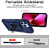Hitaoyou iPhone 13 pro Case, iPhone 13 pro Case with Camera Cover & Kickstand Military Grade Shockproof Heavy Duty Protective with Magnetic Car Mo...