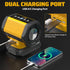 Bluetooth Speaker Fit for DeWALT 20v Max Battery with USB-A/C Charging for Jobsite Camping & Parties(Battery not Included)...