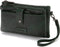 myfriday Womens Vintage Vegan Leather Wristlet Clutch Purse with Zip Around 2 Strap & Detchable Card Holder...
