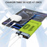 Portable Charger, Power Bank with Cords, 10000mAh/22.5W Battery Pack with USB C Input?Output, Travel Battery Charger Fast Charging for iPhone 15/1...