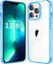 JJGoo Compatiable with iPhone 13 Pro max Case Clear, Transparent Shockproof Phone Case, Slim Anti-Scratch Hard PC Back Protective Cover Bumper, Tr...
