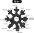 Stocking Stuffers for Men Dad Gifts, Multi Tool 2 Pack 18 in 1 Snowflake Hand Tools Christmas Xmas Gifts for Men and Women Outdoors Camping Portab...