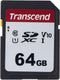 Transcend 64GB SD Card UHS-I U1 TS64GSDC300S-E2...