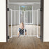 Baby Gate Wall Protector - Protect Walls & Doorways from Pet & Dog Gates - for Child Pressure Mounted Stair Safety Gate- 8 Pack, Black...