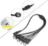 8-Way CCTV Camera Power Splitter-Security Camera Power Adapter-LED Driver Lighting Transformer DC Converter-Flexible LED Tape Strip Light AC DC Po...