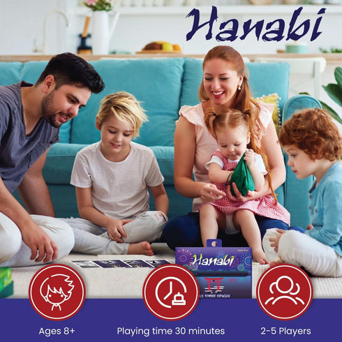 R&R Games Hanabi Black Powder Expansion Pack, Family Game for Adults and Kids...
