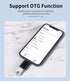 Iphone OTG Adapter Camera Card Reader Lightning to USB Flash Drive Keyboard Mouse MIDI Hub Dongle Compatible with Apple 11 12 13 Pro Max Mini XR X...