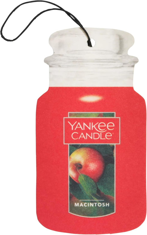 Yankee Candle Paper Car Jar, Macintosh (Pack of 3)...