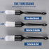 Car Exterior and Interior Detail Brushes, Scratch Free Auto Cleaning Brush Kit, Soft Synthetic Bristles Detailing Brush, Car Care Cleaner Supplies...