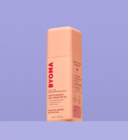 BYOMA Gel Cream SPF 30 - Barrier Repair Cream/Gel Face Lotion with Broad Spectrum Sunscreen - Ceramide SPF Face Moisturizer for Dry Skin - Alcohol...