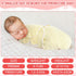 2 Pcs Preemie Swaddle Preemie Swaddle Wrap Adjustable Swaddle Blanket Preemie Cotton Swaddle Blanket for Preemie Boys Girls Sleep (Pink, Yellow)...