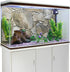 AWERT 24x12 inches White Grey Rocky Terrarium Background Stone Aquarium Background Rock Fish Tank Background...