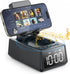 Deeyaple 3 in 1 Wireless Bluetooth Speaker with Loud Alarm Clock Cell Phone Stand TF Card Reader 12H Display Mic HD Surround Sound Cell Phone?Tabl...