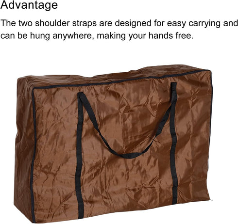 PATIKIL Chair Storage Bag, Waterproof Folding Lounge Chair Cover Carrying Case for Outdoor Camping Chair Beach Chaise Zero Gravity Chair, Brown...