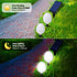 Solar Pathway Lights Outdoor, Landscape Path Lights Solar Powered Waterproof IP67 Dusk to Dawn Solar Globe Lights for Outside Garden Walkway Lawn ...
